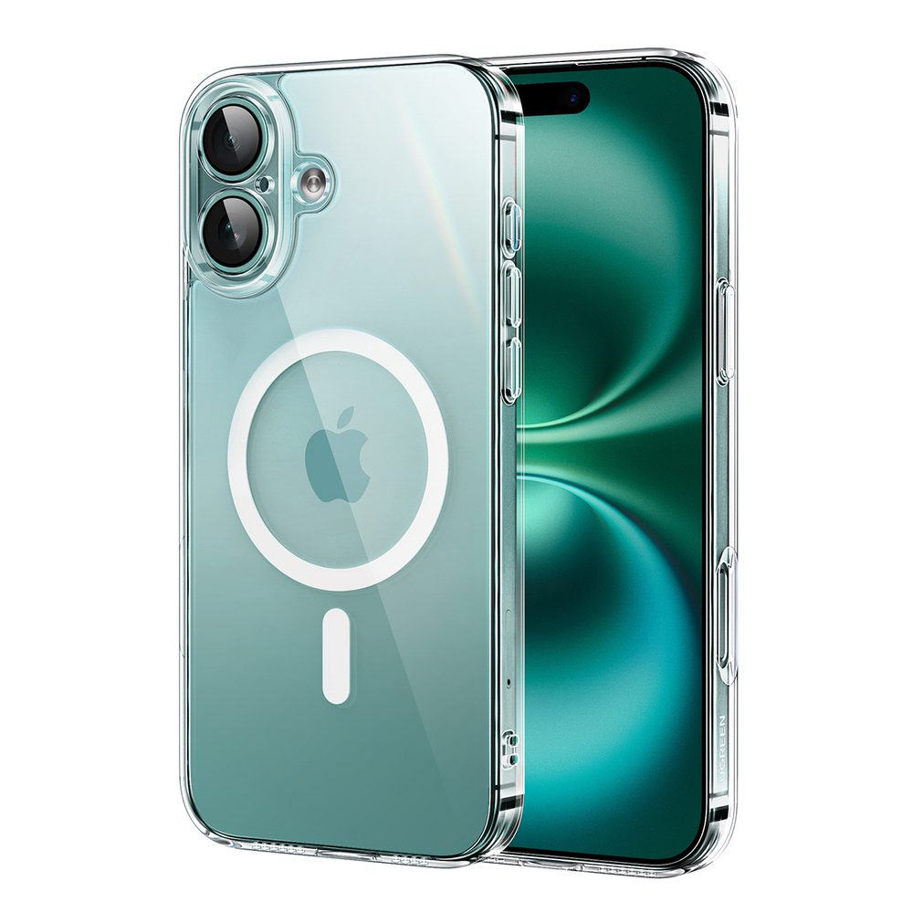 Ugreen Classy Clear Magnetic iPhone 16 Case - Transparenteng