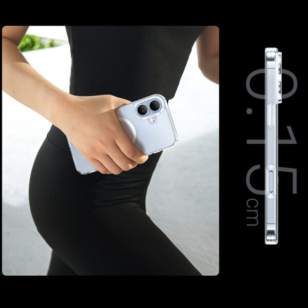 Ugreen Classy Clear Magnetic iPhone 16 Case - Transparenteng