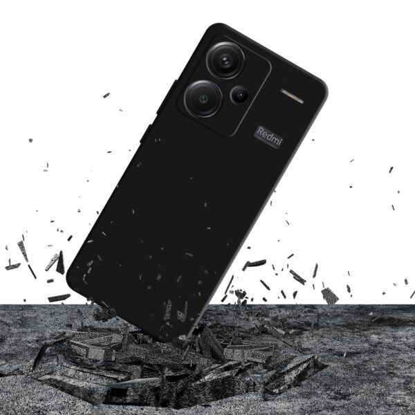 180404_7 3mk Silicone Case for Xiaomi Redmi Note 13 Pro+ - Blackeng