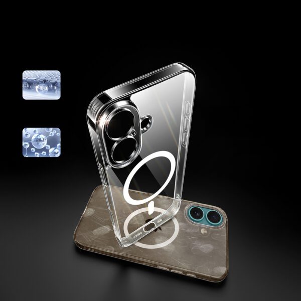 Ugreen Classy Clear Magnetic Case with MagSafe for iPhone 16 Plus - Cleareng