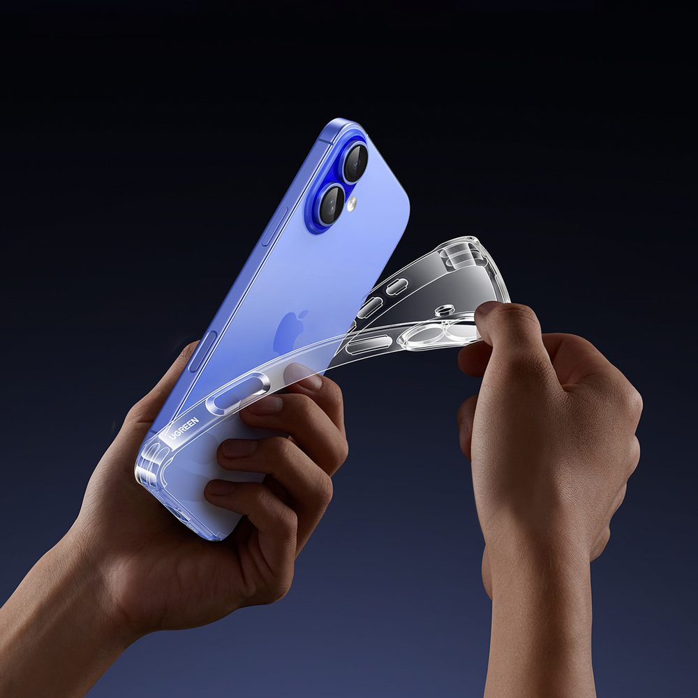 Ugreen Bright Cushion CA101 iPhone 16 Case - Transparenteng