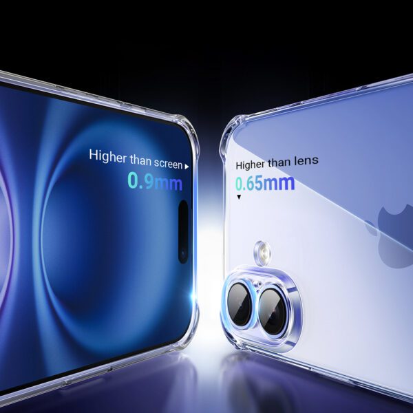 Ugreen Bright Cushion CA101 iPhone 16 Case - Transparenteng