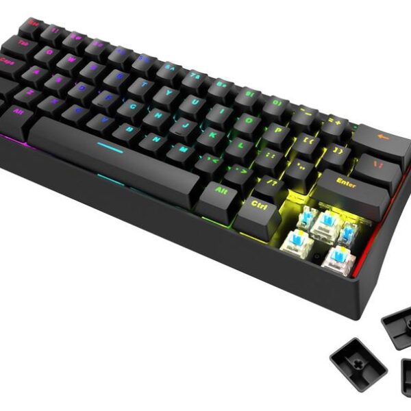 MARVO KG962 GAMING RGB ΜΗΧΑΝΙΚΟ ΠΛΗΚΤΡΟΛΟΓΙΟ, ΜΑΥΡΟ