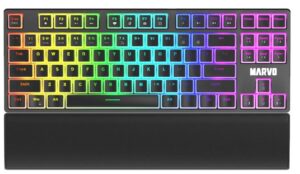 MARVO KG946 GAMING RGB ΜΗΧΑΝΙΚΟ ΠΛΗΚΤΡΟΛΟΓΙΟ, ΚΟΚΚΙΝΟΙ ΔΙΑΚΟΠΤΕΣ