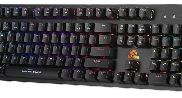 MARVO KG945 GAMING RGB ΜΗΧΑΝΙΚΟ ΟΠΤΙΚΟ ΠΛΗΚΤΡΟΛΟΓΙΟ, ΑΛΟΥΜΙΝΙΟΥ