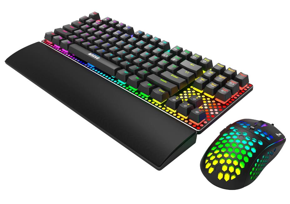 MARVO CM373 GAMING SET, ΜΗΧΑΝΙΚΟ ΠΛΗΚΤΡΟΛΟΓΙΟ+ΠΟΝΤΙΚΙ