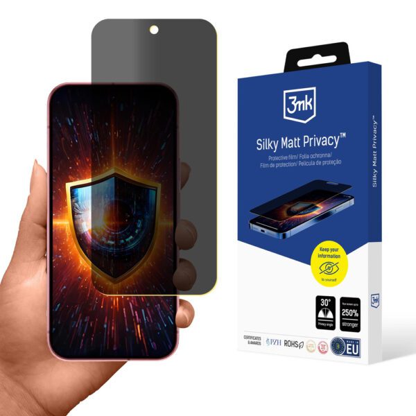 Privacy Screen Protector 3mk Silky Matt Privacy for Google Pixel 9eng