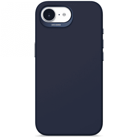 Decoded Silicone Backcover case with MagSafe for iPhone 16e - navy blueeng