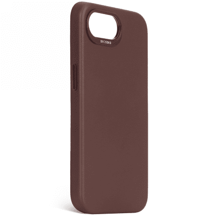 Decoded Silicone Backcover case with MagSafe for iPhone 16e - browneng