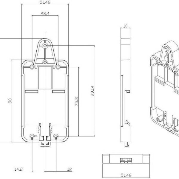 SONOFF ΒΑΣΗ ΣΤΗΡΙΞΗΣ ΣΕ ΡΑΓΑ DR