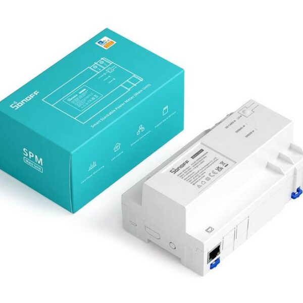 19340 SONOFF ΜΟΝΑΔΑ ΠΑΡΑΚΟΛΟΥΘΗΣΗΣ ΚΑΤΑΝΑΛΩΣΗΣ SPM-Main ΓΙΑ ΠΙΝΑΚΑ, 32 RELAY, 20A/ ΚΑΝΑΛΙ, 128 ΚΑΝΑΛΙΑ