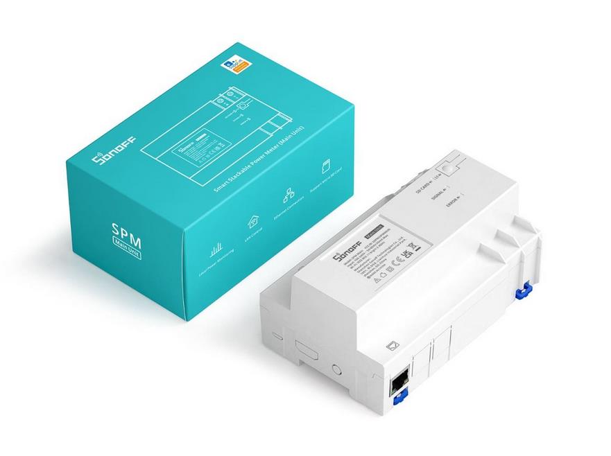 19340 SONOFF ΜΟΝΑΔΑ ΠΑΡΑΚΟΛΟΥΘΗΣΗΣ ΚΑΤΑΝΑΛΩΣΗΣ SPM-Main ΓΙΑ ΠΙΝΑΚΑ, 32 RELAY, 20A/ ΚΑΝΑΛΙ, 128 ΚΑΝΑΛΙΑ