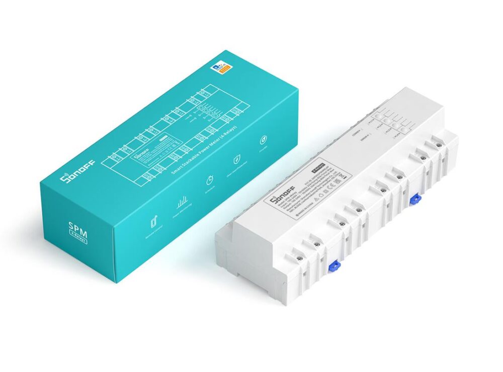 19343 SONOFF SΜARΤ ΜΟΝΑΔΑ ΜΕ 4 ΡΕΛΕ SPM-4Relay ΓΙΑ ΤΟ SPM-MAIN ΓΙΑ ΠΙΝΑΚΑ, 20A/ ΚΑΝΑΛΙ