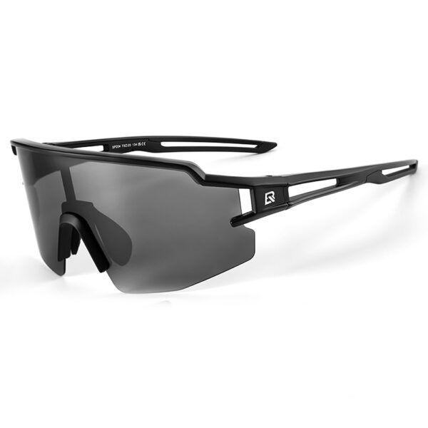 Rockbros Polarized Cycling Glasses with UV Protection and Corrective Insert 14120008006 Gray Lenses - Blackeng