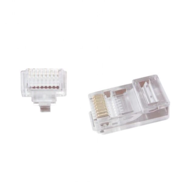 ΑΚΡΟΔΕΚΤΗΣ CABLEXPERT LC-PTU-01/50 RJ45 LAN, UTP CAT5E PASS THROUGH, ΣΑΚΟΥΛΑΚΙ 50 ΤΕΜΑΧΙΩΝ