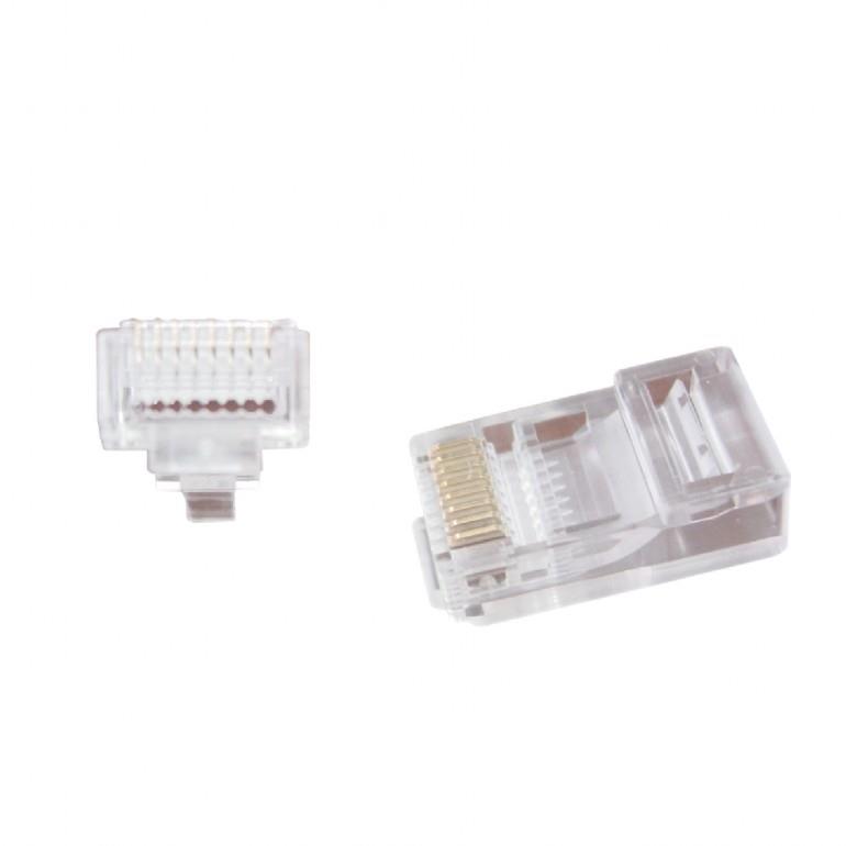 ΑΚΡΟΔΕΚΤΗΣ CABLEXPERT LC-PTU-01/50 RJ45 LAN, UTP CAT5E PASS THROUGH, ΣΑΚΟΥΛΑΚΙ 50 ΤΕΜΑΧΙΩΝ