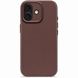 Decoded Leather Backcover case with MagSafe for iPhone 17 - browneng