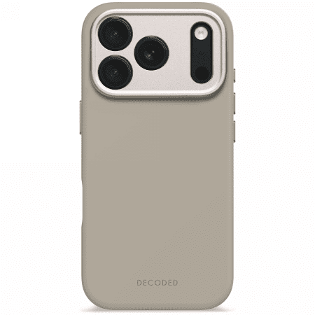 Decoded AntiMicrobial Silicone Backcover with MagSafe for iPhone 17 Pro - Beigeeng