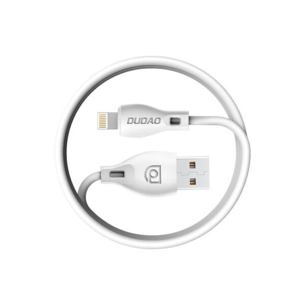 Dudao USB / Lightning cable 2.4A 1m white (L4L 1m white)eng