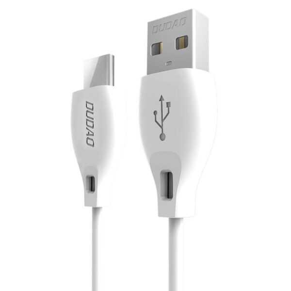 Dudao USB Type C 2.1A 1m white cable (L4T 1m white)eng