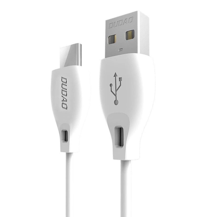 Dudao USB Type C 2.1A 1m white cable (L4T 1m white)eng