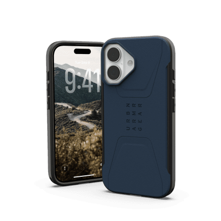 UAG Civilian MagSafe case for iPhone 17 - navy blueeng