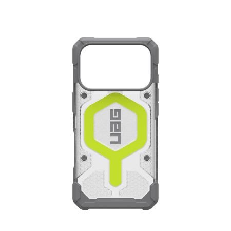 UAG Pathfinder Clear MagSafe Case for iPhone 17 Pro - Neon Grayeng