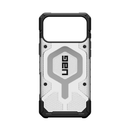 200261_3 UAG Pathfinder Clear MagSafe Case for iPhone 17 Pro Max - White and Grayeng