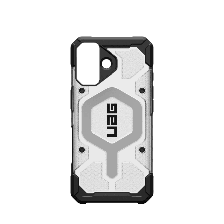 UAG Pathfinder Clear MagSafe Case for iPhone 17 - White and Grayeng