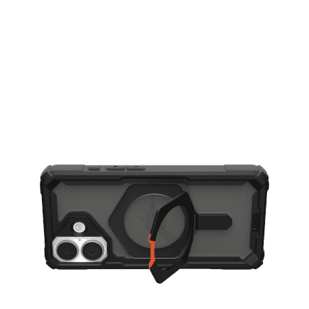 UAG Plasma XTE MagSafe case for iPhone 17 - black and orangeeng