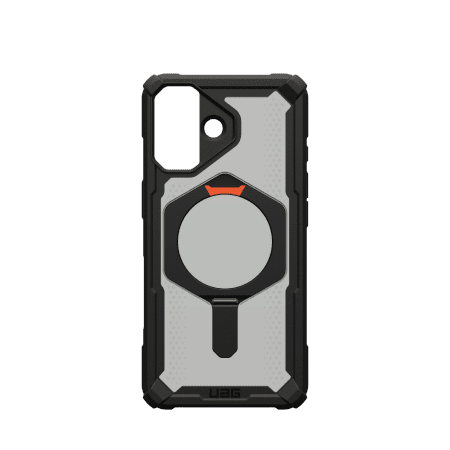 UAG Plasma XTE MagSafe case for iPhone 17 - black and orangeeng