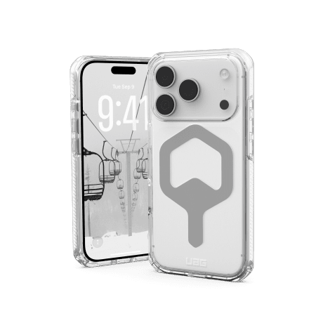 200285_1 UAG Plyo MagSafe Case for iPhone 17 Pro - Clear Grayeng