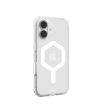 200291_2 UAG Plyo MagSafe Case for iPhone 17 - Clear and Whiteeng