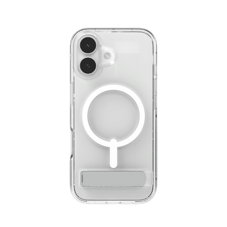 ZAGG Crystal Palace Snap KS MagSafe Case with Stand for iPhone 17 - Cleareng