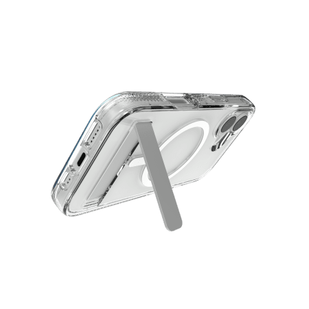 ZAGG Crystal Palace Snap KS MagSafe Case with Stand for iPhone 17 - Cleareng
