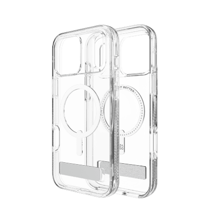 ZAGG Crystal Palace Snap KS MagSafe Case with Stand for iPhone 17 Pro Max - Cleareng