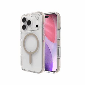 ZAGG Santa Cruz Snap MagSafe Case for iPhone 17 Pro - Clear Titaniumeng