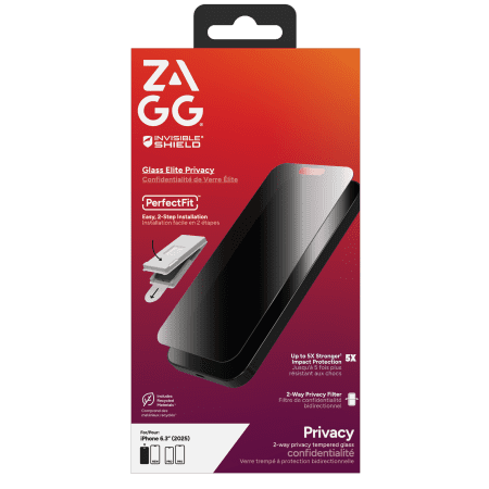 ZAGG Invisibleshield Glass Elite Privacy Glass for iPhone 17eng