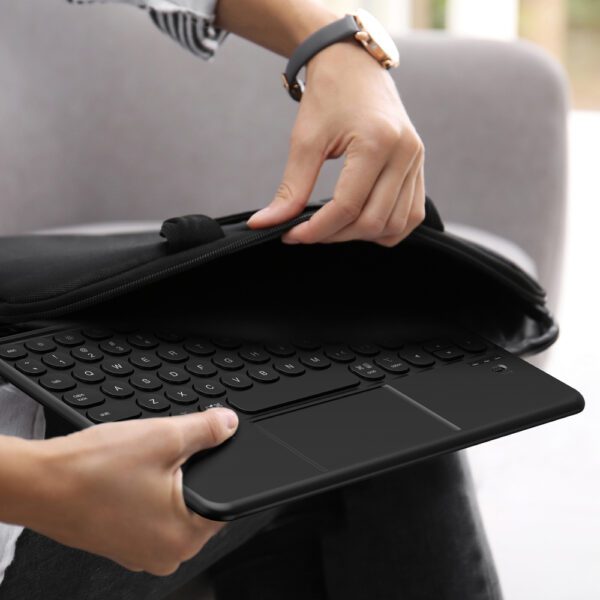 AmazingThing Minimal Case Keylite Combo Keyboard Case for iPad 11" 2025 - Blackeng