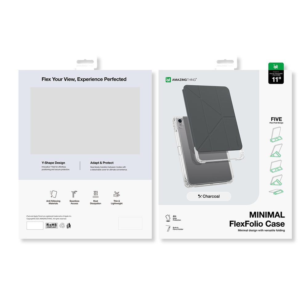 AmazingThing Minimal Case for iPad Air M3 11" - Blackeng