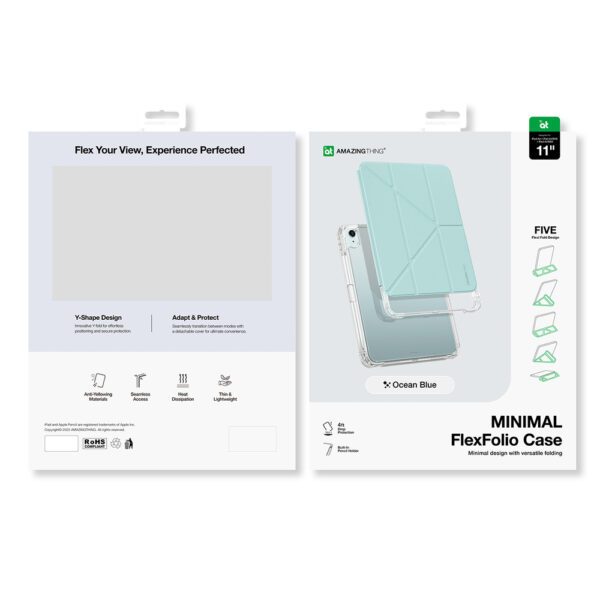 AmazingThing Minimal Case for iPad Air M3 11" - Blueeng