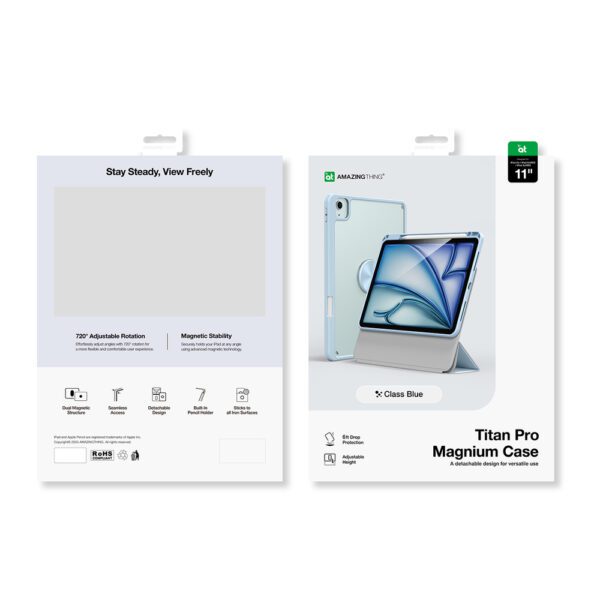 AmazingThing Titan Pro Mag Case for iPad Air M3 11" - Blueeng