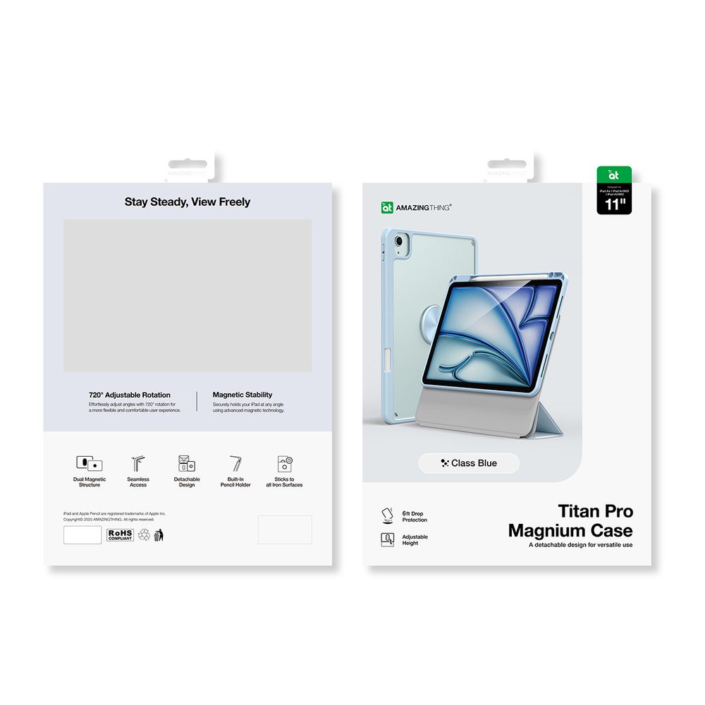 AmazingThing Titan Pro Mag Case for iPad Air M3 11" - Blueeng