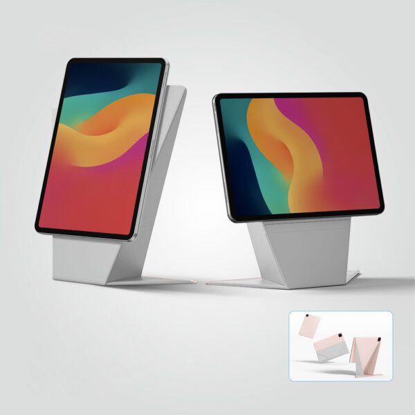 AmazingThing Matte Pro Mag Folio Case with Stand for iPad Air M3 11" - Pinkeng