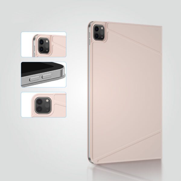 AmazingThing Matte Pro Mag Folio Case with Stand for iPad Air M3 11" - Pinkeng