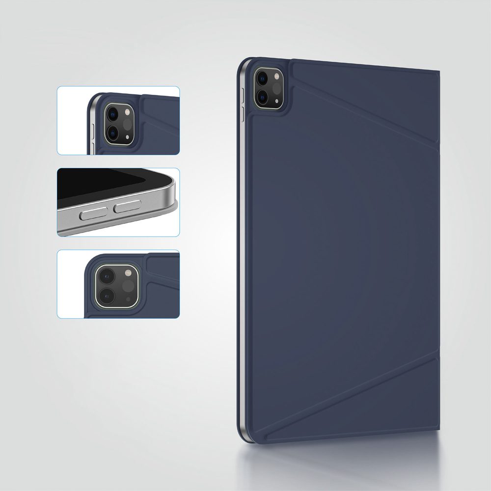 AmazingThing Matte Pro Mag Folio Case with Stand for iPad Air M3 13" - Blueeng