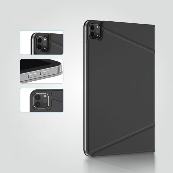 AmazingThing Matte Pro Mag Folio Case with Stand for iPad Air M3 13" - Blackeng