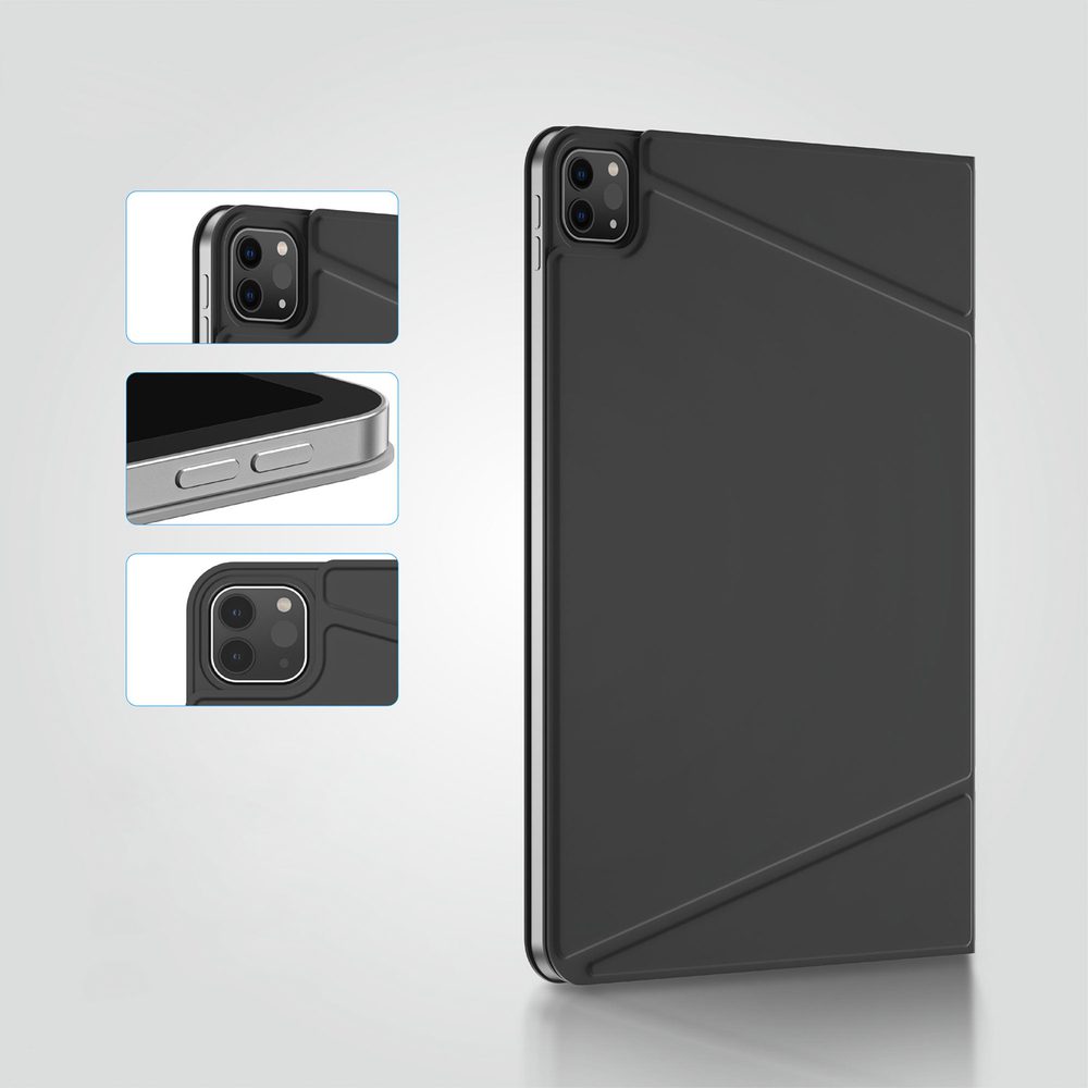 AmazingThing Matte Pro Mag Folio Case with Stand for iPad Air M3 13" - Blackeng