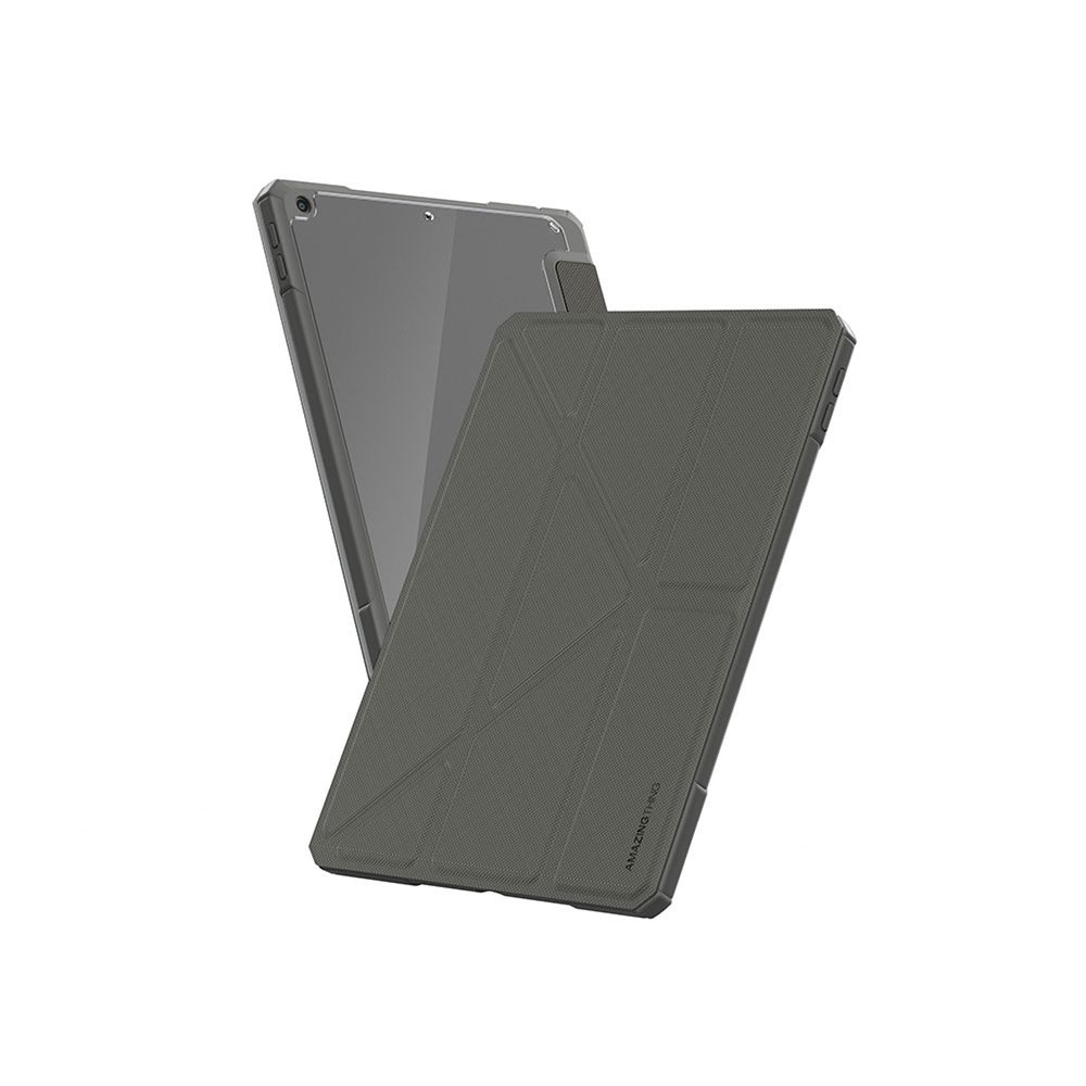 AmazingThing Titan Pro Folio Case for iPad Air M3 11" - Grayeng