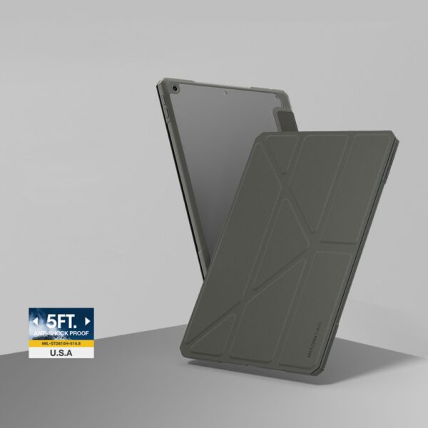 AmazingThing Titan Pro Folio Case for iPad Air M3 11" - Grayeng
